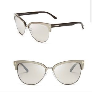 Gray Tom Ford Fany Sunglasses